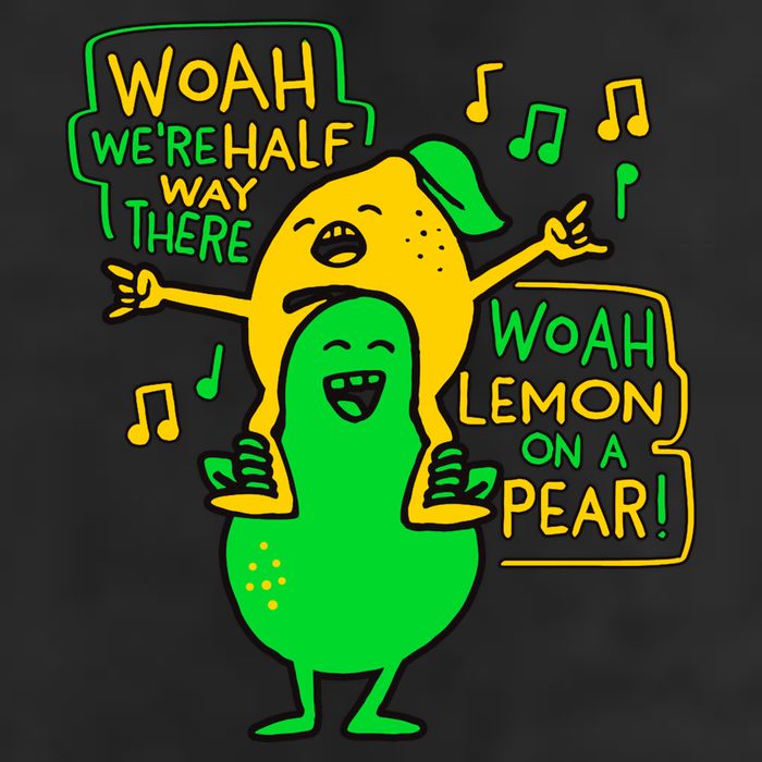 Lemon On A Pear Funny Meme Cool Comfort Performance Bucket Hat