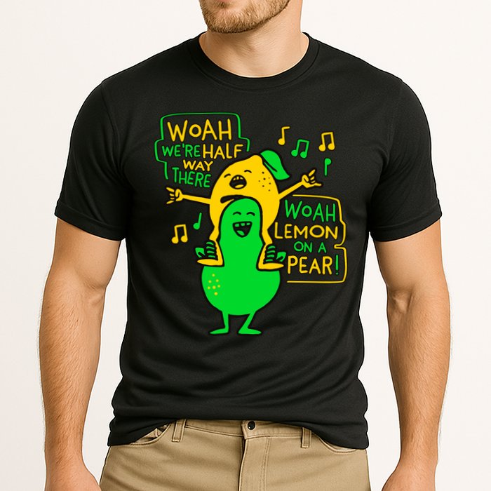 Lemon On A Pear Funny Meme Performance Shirt