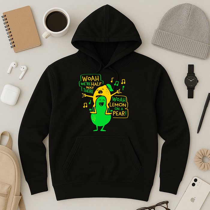 Lemon On A Pear Funny Meme Hoodie