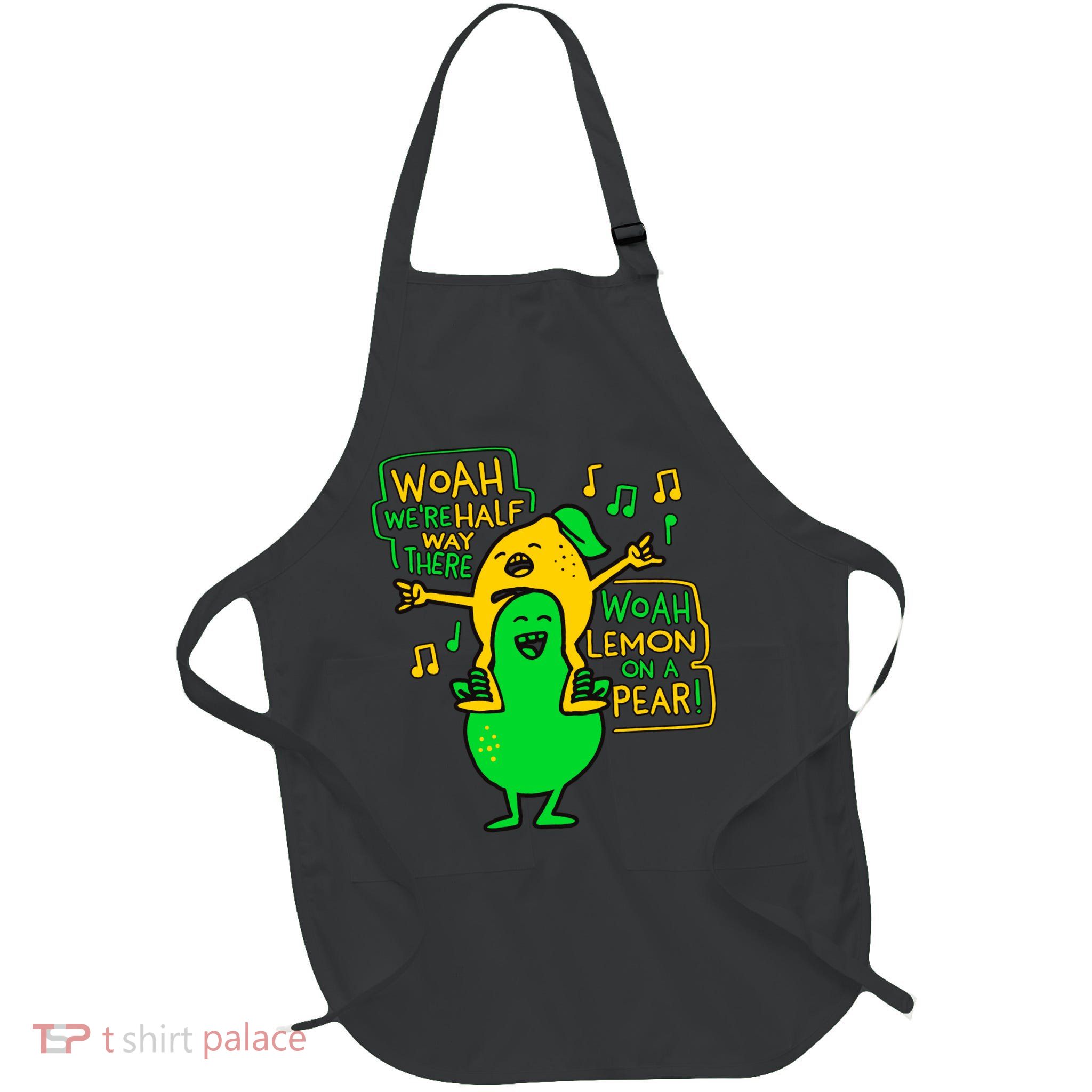 Lemon On A Pear Funny Meme Apron