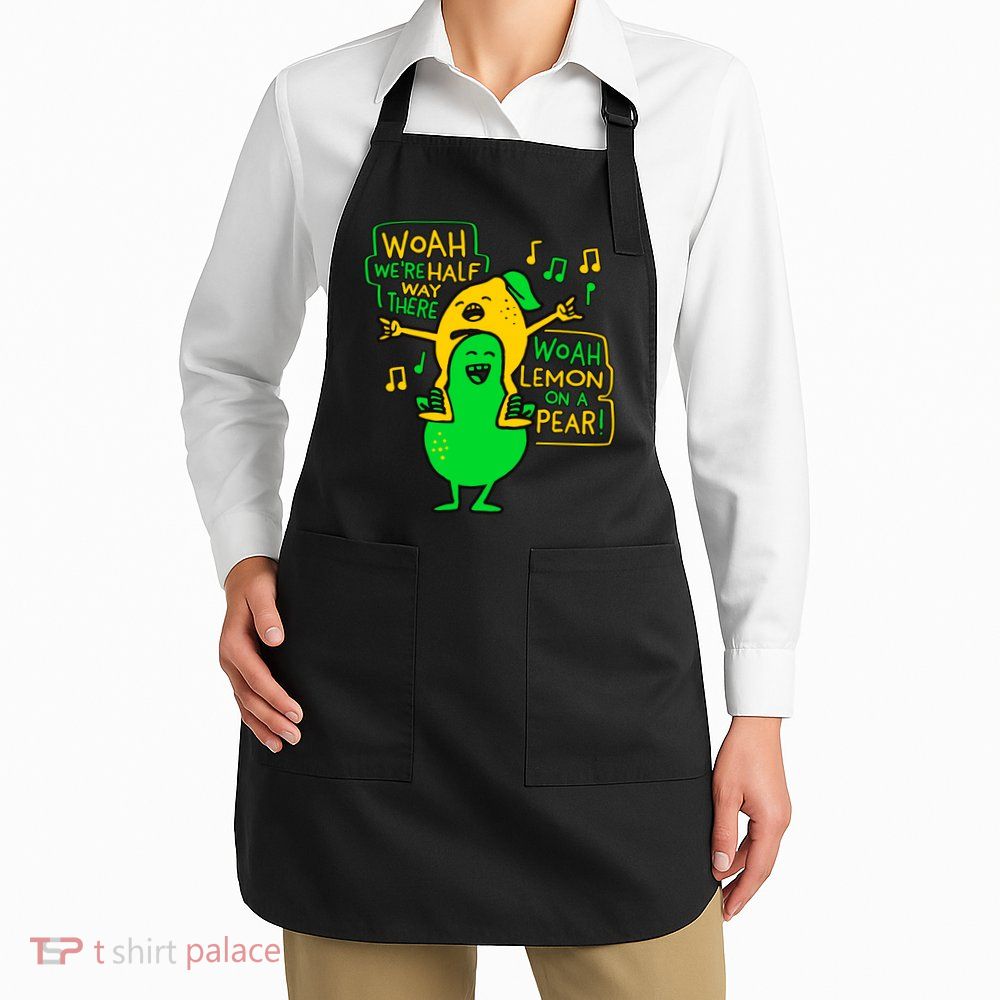 Lemon On A Pear Funny Meme Apron