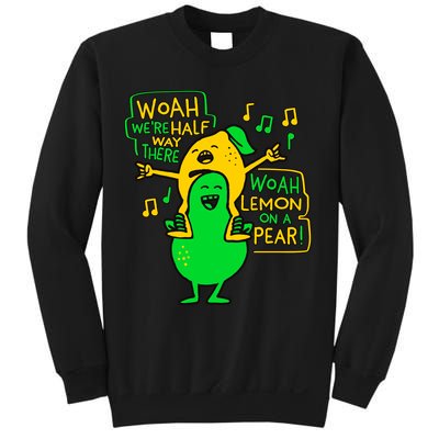 Lemon On A Pear Funny Meme Sweatshirt