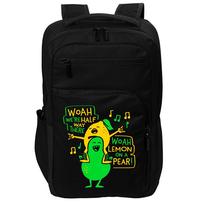Lemon On A Pear Funny Meme Impact Tech Backpack