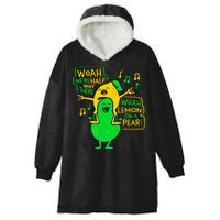 Lemon On A Pear Funny Meme Hooded Wearable Blanket