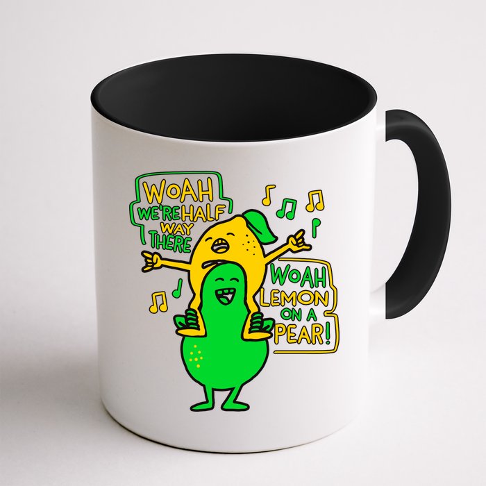 Lemon On A Pear Funny Meme Mug
