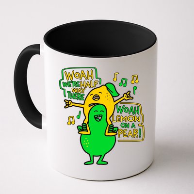 Lemon On A Pear Funny Meme Mug