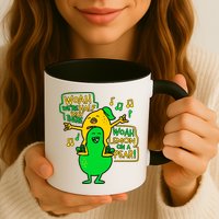 Lemon On A Pear Funny Meme Mug