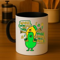 Lemon On A Pear Funny Meme Mug