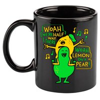 Lemon On A Pear Funny Meme 11oz C Handle Ceramic Mug