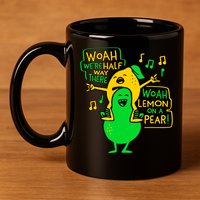 Lemon On A Pear Funny Meme 11oz C Handle Ceramic Mug