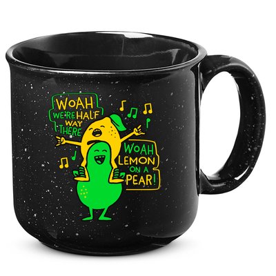 Lemon On A Pear Funny Meme 15oz Campfire Ceramic Mug