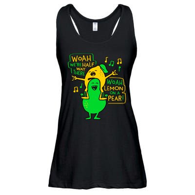 Lemon On A Pear Funny Meme Ladies Essential Flowy Tank