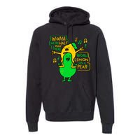 Lemon On A Pear Funny Meme Premium Hoodie