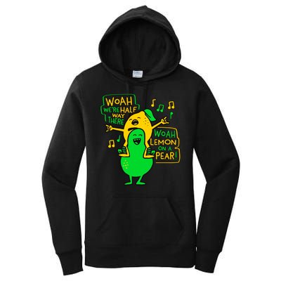 Lemon On A Pear Funny Meme Women's Pullover Hoodie