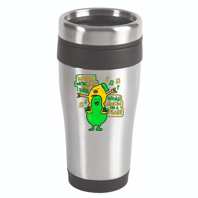 Lemon On A Pear Funny Meme 16oz Travel Tumbler