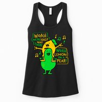Lemon On A Pear Funny Meme Womens Tank Top