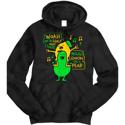 Lemon On A Pear Funny Meme Tie Dye Hoodie