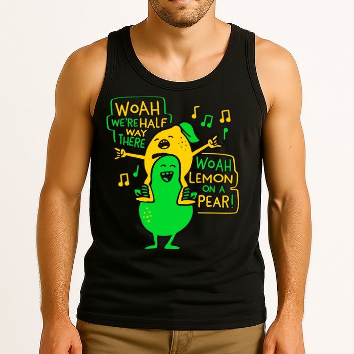 Lemon On A Pear Funny Meme Tank Top
