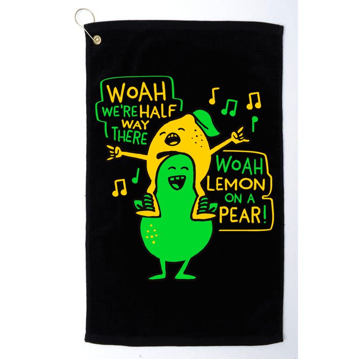 Lemon On A Pear Funny Meme Golf Towel