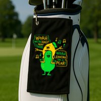 Lemon On A Pear Funny Meme Golf Towel