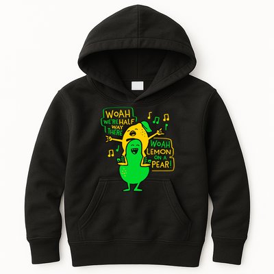 Lemon On A Pear Funny Meme Kids Hoodie