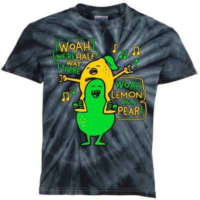 Lemon On A Pear Funny Meme Kids Tie-Dye T-Shirt