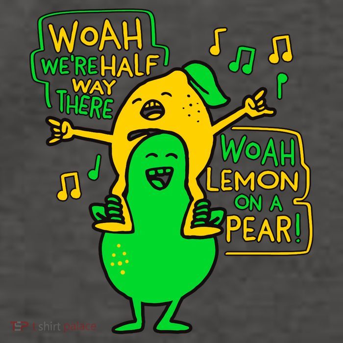 Lemon On A Pear Funny Meme Vector Backpack