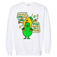 Lemon On A Pear Funny Meme Garment-Dyed Sweatshirt