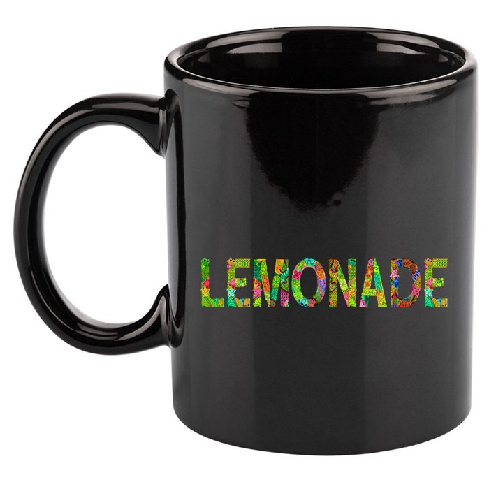 Lemonade Word Art 11oz C Handle Ceramic Mug