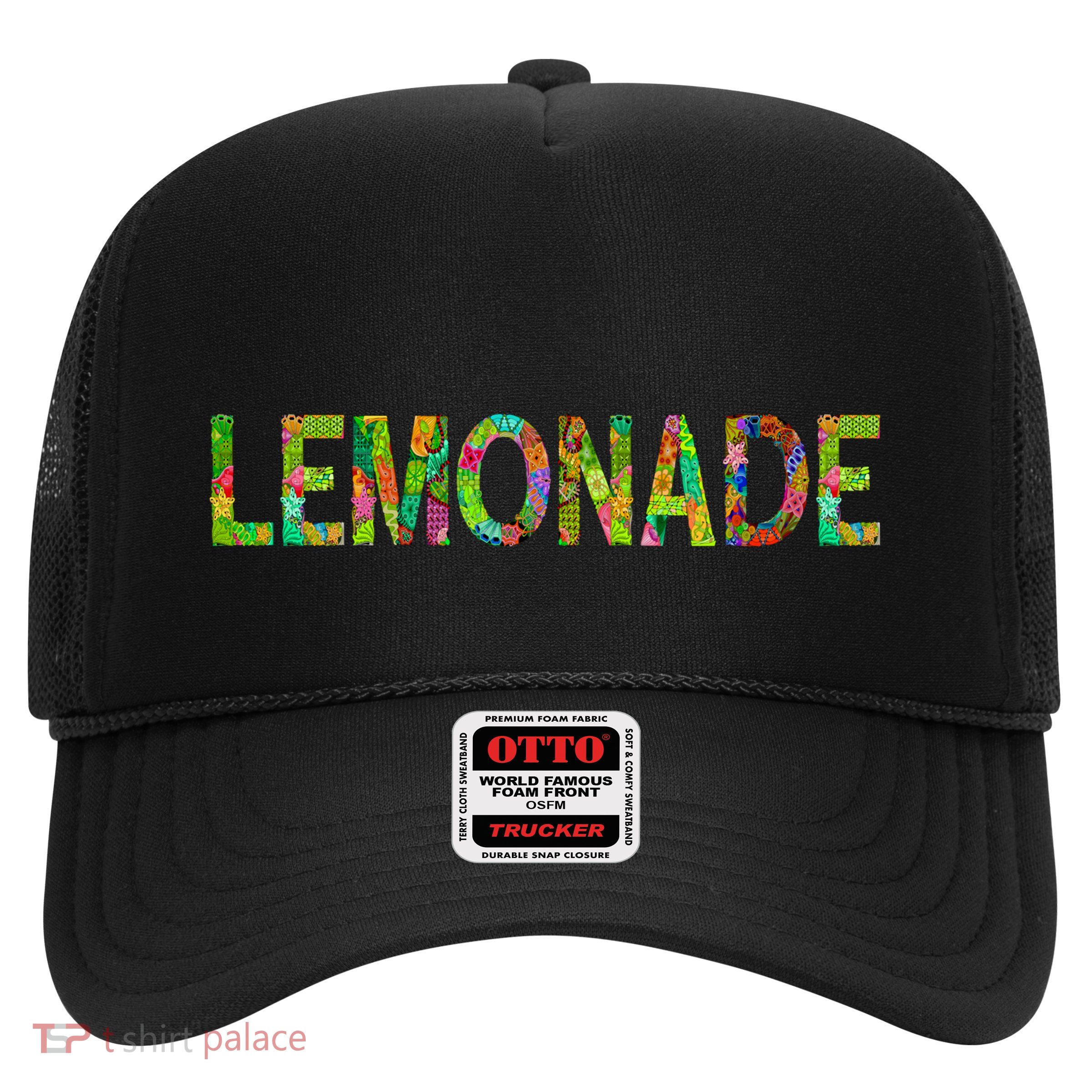 Lemonade Word Art Trucker Hat