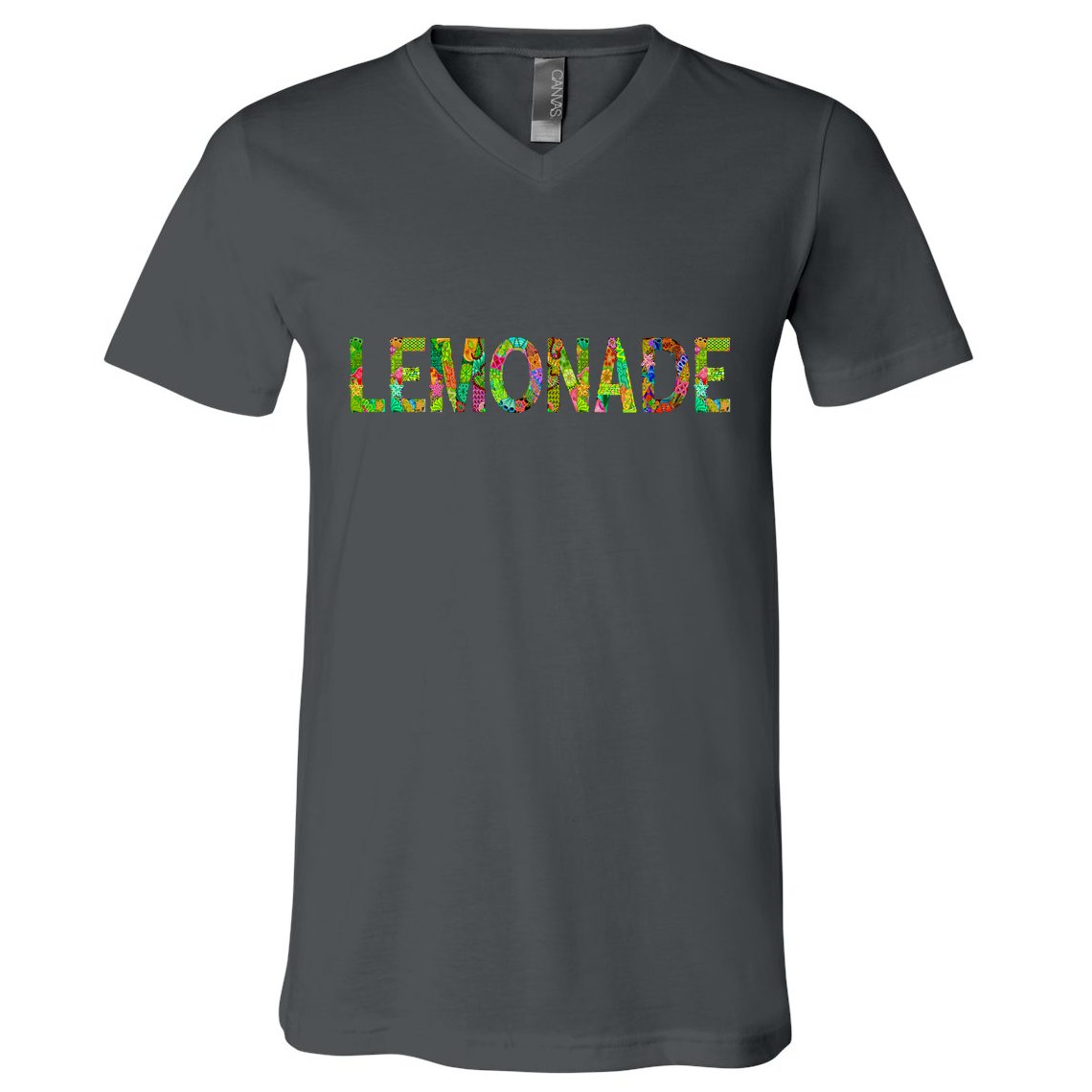 Lemonade Word Art V-Neck T-Shirt