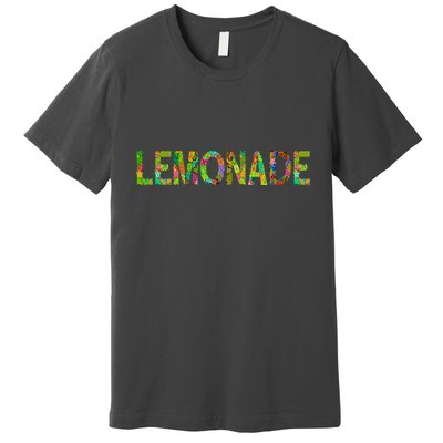 Lemonade Word Art Premium T-Shirt
