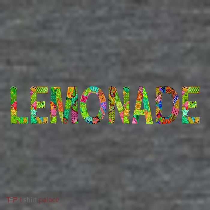Lemonade Word Art Womens T-Shirt