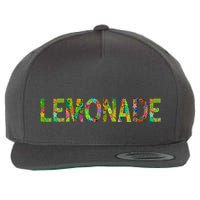 Lemonade Word Art Wool Snapback Cap