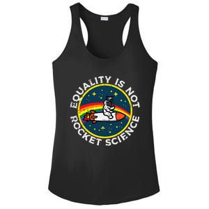 Lgbt Equality Not Rocket Science Ladies PosiCharge Competitor Racerback Tank