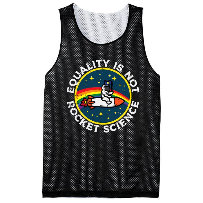 Lgbt Equality Not Rocket Science Pride Ally Mesh Reversible Basketball Jersey Tank