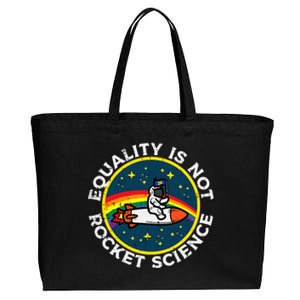 Lgbt Equality Not Rocket Science Pride Ally Cotton Canvas Jumbo Tote