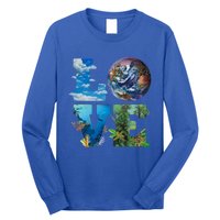 Love Earth Nature Lover Environtalist Love Earth Day Gift Long Sleeve Shirt