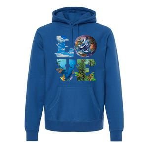 Love Earth Nature Lover Environtalist Love Earth Day Gift Premium Hoodie