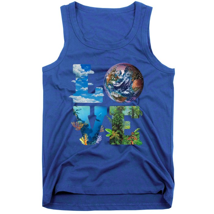 Love Earth Nature Lover Environtalist Love Earth Day Gift Tank Top