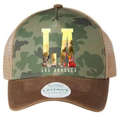 Loteria El Nopal Cactus Tombstone Legacy Tie Dye Trucker Hat