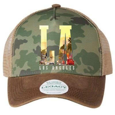 Loteria El Nopal Cactus Tombstone Legacy Tie Dye Trucker Hat