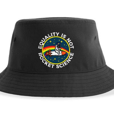 Lgbt Equality Not Rocket Science Pride Ally Sustainable Bucket Hat