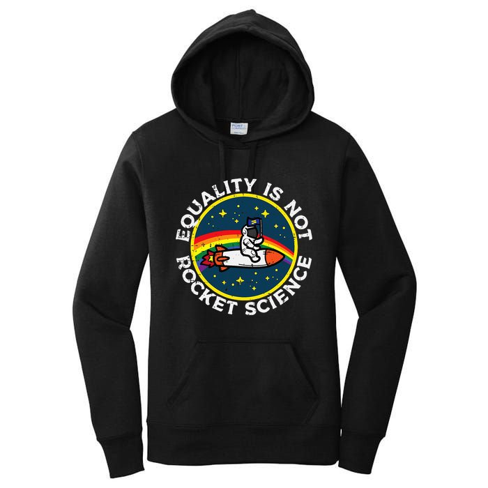 Lgbt Equality Not Rocket Science Pride Ally Women's Pullover Hoodie