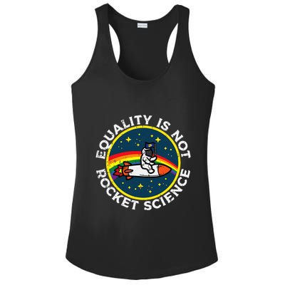 Lgbt Equality Not Rocket Science Pride Ally Ladies PosiCharge Competitor Racerback Tank