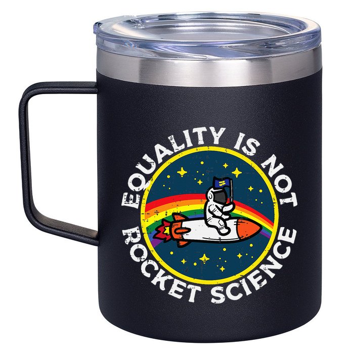Lgbt Equality Not Rocket Science Pride Ally 12oz Stainless Steel Coffee Mug