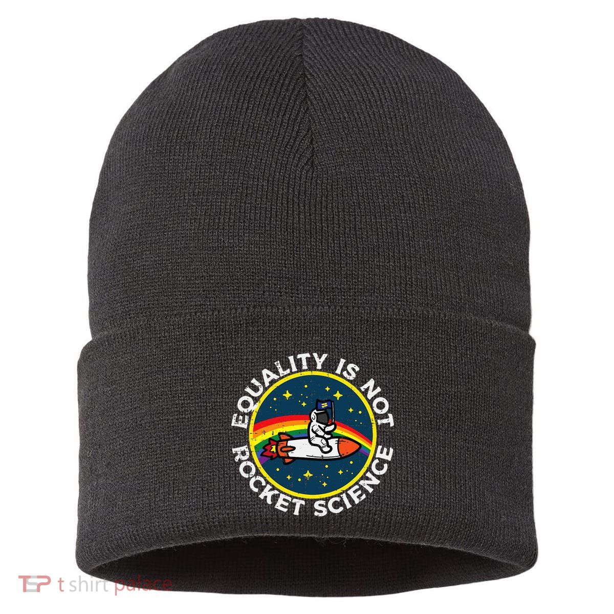 Lgbt Equality Not Rocket Science Pride Ally Sustainable Knit Beanie