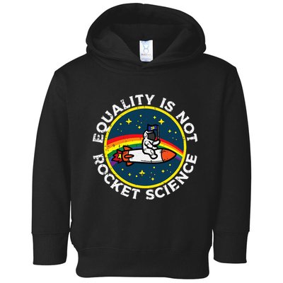 Lgbt Equality Not Rocket Science Pride Ally Toddler Hoodie