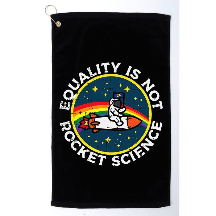 Lgbt Equality Not Rocket Science Pride Ally Golf Towel