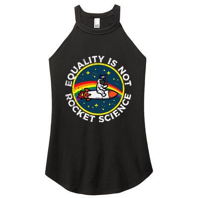 Lgbt Equality Not Rocket Science Pride Ally Women's Perfect Tri Rocker Tank